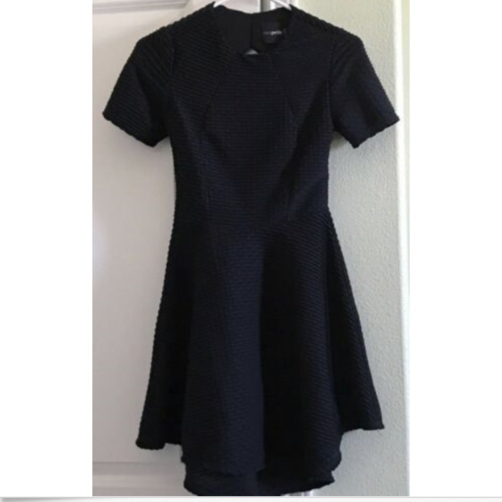 Asos (Petite) Black Fit Flare dress